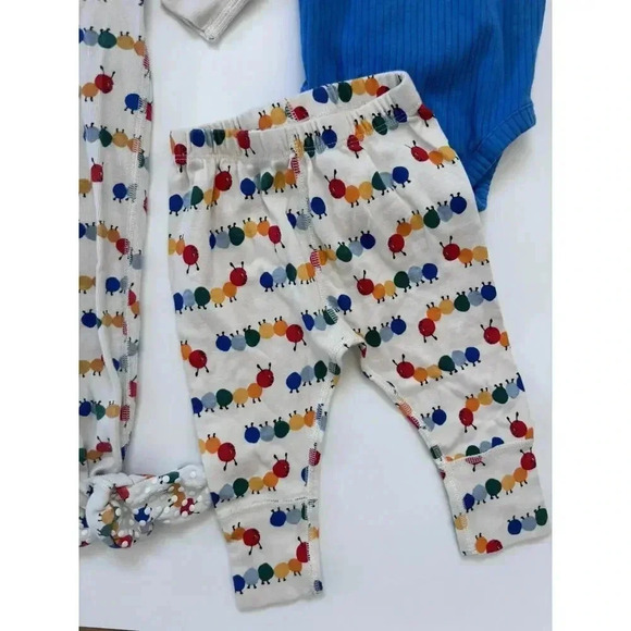 Hanna Andersson Organic Colorful Caterpillar Sleeper & Outfit Bundle - Picture 4 of 11